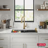 32” Granite Composite Workstation Kitchen Sink Undermount Single Bowl with WorkFlow™ Ledge and Accessories